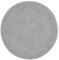 GREATOYAR Alfombra de Baño, Alfombrilla Antideslizante, Alfombrilla de Baño Absorbente, Chenilla, Lavable, Alfombra Ducha Baño Cocina Dormitorio Salon, Redondo, 60cm, Gris
