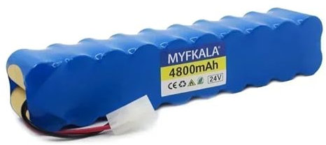 Eapoiuyr 24V 4.8 .59.8Ah Compatible con Rowenta NiMH Batería CD Aspirador Ultra Aspirador RH8770 RH8771WS RH877501 RH8779 RH877901(4800mAh)
