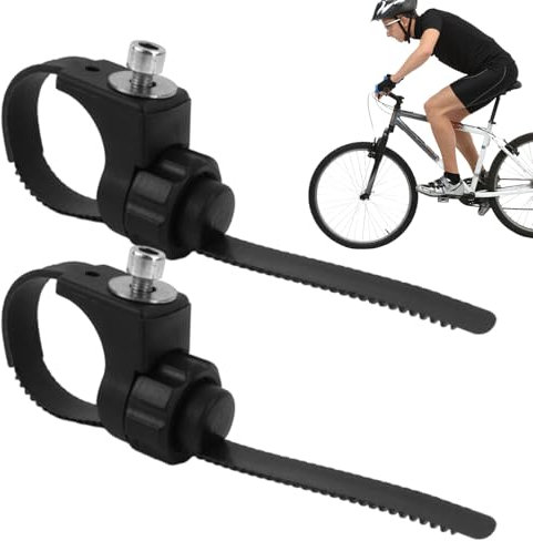 Adaptateur pour Fourche de Vélo - Attache De Cadre pour Garde-Boue,Anneau Réglable pour Porte-Bagages/Arrière avec 2X Accessoires de Réparation Vélo et Garde-Boue Polyvalent