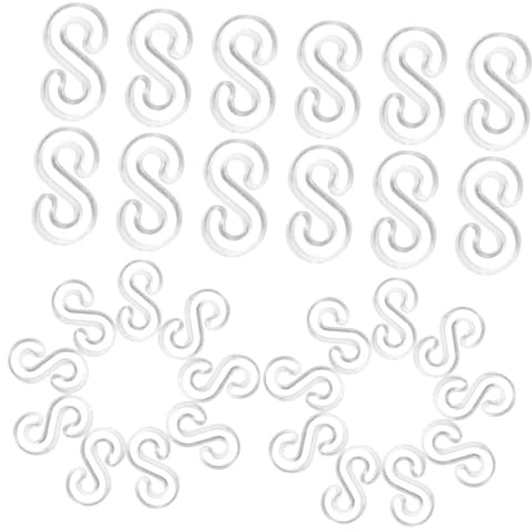 DOITOOL 500pcs Rubber Band Bracelet s Clips Connectors Hooks for Loom Bands for DIY Bracelet Making Handcrafts Jewelry Accessories