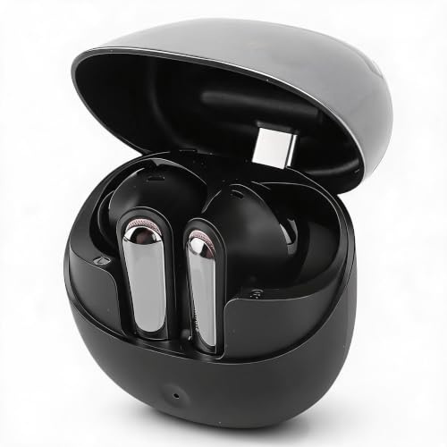 Annadue Wireless Gaming Earbuds, Low Latency 2.4GHz 5.4 Dual Mode with ENC Mic and USB C Dongle, for Phone Tablet Laptop PC Game Console VR (Black)