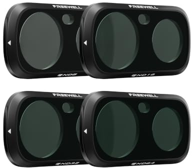 Freewell Standard Day ND-Filter-Set für Insta360 Luna Ultra | Inklusive ND8-, ND16-, ND32- und ND64-Filtern für die kinematische Rollladensteuerung bei Tageslicht.