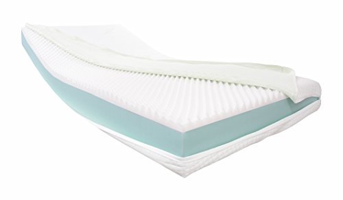 Dibapur® Visco Orthopädische Visco + Kaltschaummatratze (Hohes Raumgewicht) Auswahl x ca.16 cm Kern mit einem glatten Aloe Vera Bezug ca. 16,2 cm - Made in Germany (90x180 H2)
