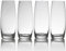 MIKASA Julie Luxury Lead Free Crystal Champagne Flute Glasses, 500 ml, Clear, Set of 4