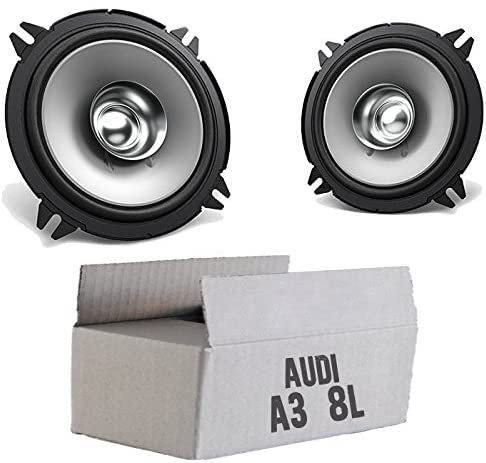 Lautsprecher Boxen Kenwood KFC-S1356-13cm Koax Auto Einbauzubehör - Einbauset passend für Audi A3 8L - justSOUND