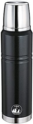 Cilio Monte Isolierflasche, Edelstahl, grau, One Size