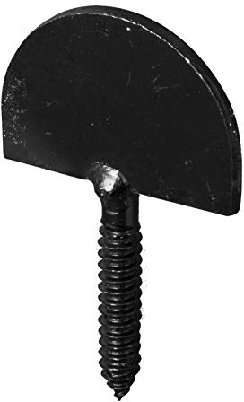 Anschlag für Rollläden, gerade, mit Schrauben, Stahl, Schwarz