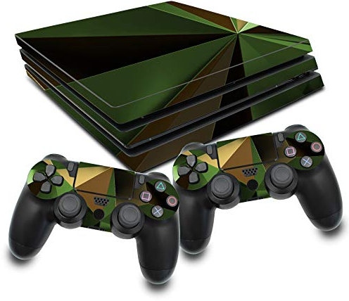 RX022 Film de protection autocollant pour console et manettes en vinyle Motif camouflage