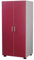 URBNLIVING Orlando Wooden 2 Door Kids Wardrobe Bedroom Storage Hanging Bar Clothes (Pink)