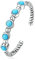 DAOMEI 925 Sterling Silber Türkis Twist Offener Fingerring Für Frauen Edlen Schmuck Ewigkeit Ring Hochzeit Geschenk
