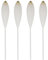 Povhhee 4 StüCk Guss SPIROLINO Forelle POSEB Langsam Sinkend Aussetzen Intermediate Fliegen Fischen Spinnen Schweben 20G