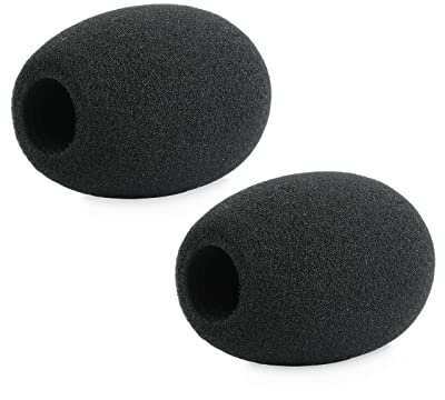 LEFXMOPHY Replacement for Rode WS5 Windscreen for NT5, M5, NT5-S, NT55, NT6 Pencil Condenser Microphones Pop Filter Mic Foam Cover 2-pack Windshield