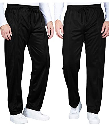 Men's Twinpack of Tracksuit Pants Jogging Bottoms With Elastic Waist