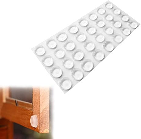 30 PCS Rubber Feet for Chopping Boards and Furniture, Self-Adhesive Non-Slip Pads, Noise-Free and Scratch-Proof Protectors for Home and Kitchen Use