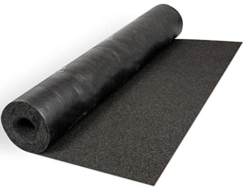 Black Polyester Shed Roofing Felt 32.8 x 3.2 ft (10m x 1m) - Heavy Duty Weatherproof Roof Felt Roll for Summerhouses, Sheds, Kennels, 25 Year Life Expectancy, Premium Roof Covering