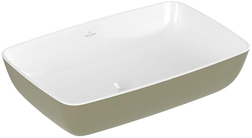 Vasque à poser Villeroy & Boch Artis 417258, 580x380mm, sans trop-plein, Coloris: Vert sauge