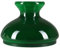 Petroleumglas Lampenglas Ersatzglas Ø185mm Leuchtenglas Opalglas Glasschirm 140mm Höhe Grün