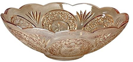 OQHAIR Bols à Fruits Assiette de Fruits en Verre créative Grande collation Assiette de Fruits secs Moderne Minimaliste épaissi Bol de Fruits Plateau de Grande capacité Fruit Basket