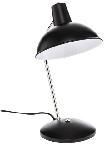 Lindby Tischlampe 'Jamelia' (Retro, Vintage, Antik) in Schwarz aus Metall u.a. für Wohnzimmer & Esszimmer (1 flammig, E14) - Tischleuchte, Schreibtischlampe, Nachttischlampe, Wohnzimmerlampe