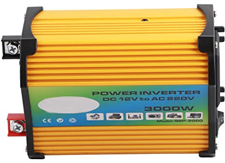 Adaptateur Sinusoïdal modifié pour Onduleur de Voiture 300W, avec Deux Ports USB, Prise Secteur, Léger et (12V à 220V)