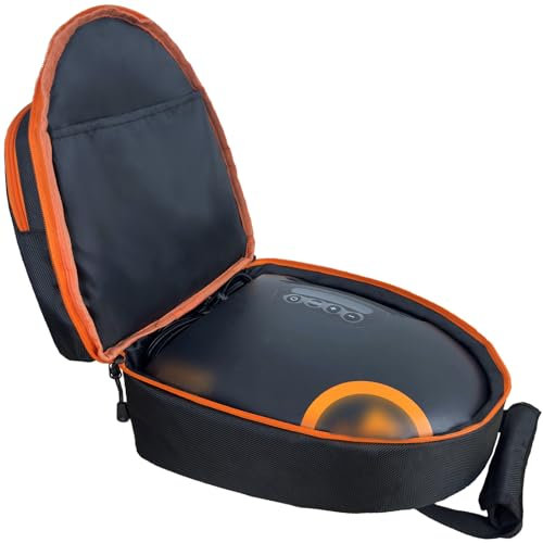 amiumuca Air Pump Bag, Durable Protective Storage Case for OutdoorMaster 20PSI SHARK II Sup Pump, Portable Oxford Cloth Case with Accessory Pockets