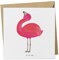 Mr. & Mrs. Panda Deluxe Karte Flamingo Stolz - Geschenk, Tochter, Hochwertige Grußkarte, Selbstliebe, Mama, Hochzeitskarte, Freude, Glückwunschkarte,