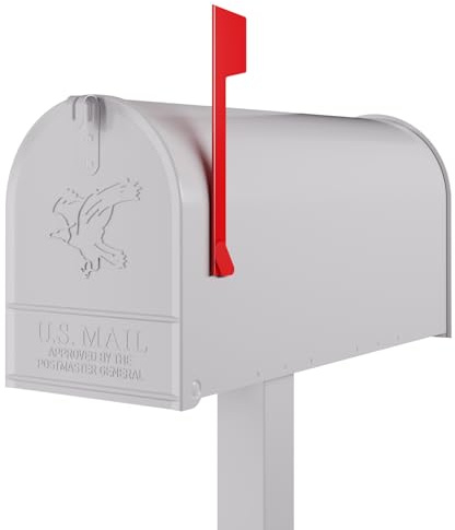 Amerikanischer Briefkasten Big US Mailbox in Weiß