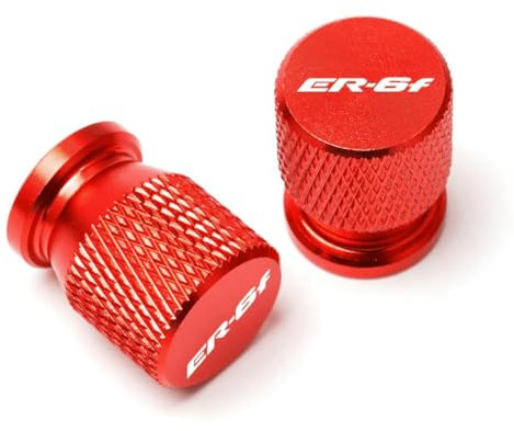 Für K-awasaki ER 6F ER-6F ER 6 F ER6F ER6N ER6 F ER6 F N 2006–2021 Motorradzubehör Rad Reifen Ventilkappen luftdichte Abdeckung rot