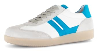 Gabor Damen Low-Top Sneaker, Frauen Halbschuhe,schnürschuhe,schnürer,straßenschuhe,Strassenschuhe,Sportschuhe,Neve/Latte/Lagoon,38 EU / 5 UK