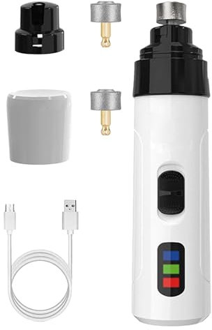 Nixiara Nœud à ongles pour chien - Coupe-ongles réglable - Super silencieux - Pour chatons, chiots - Bouquet abrasif