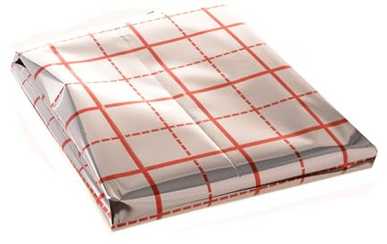 Aqbau® Rasterfolie Alufolie Fußbodenheizung Isolier Alu Folie Aluminium Fußboden rasterfolie für fußbodenheizung Isolierfolie Fußbodenisolierung (5 m2-0.070 µm)