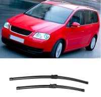 Frontscheibenwischer für Touran 2003-2006 28+28, Wischerblätter Satz Leise Kratzerfrei Hochwertige Gummilippen Scheibenreiniger Auto Zubehör