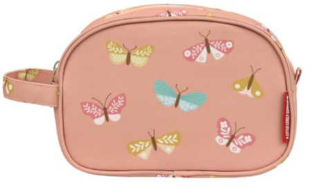 A Little Lovely Company Kulturbeutel | 20,5 x 14 x 9,5 cm |, new pink, Schmetterlinge