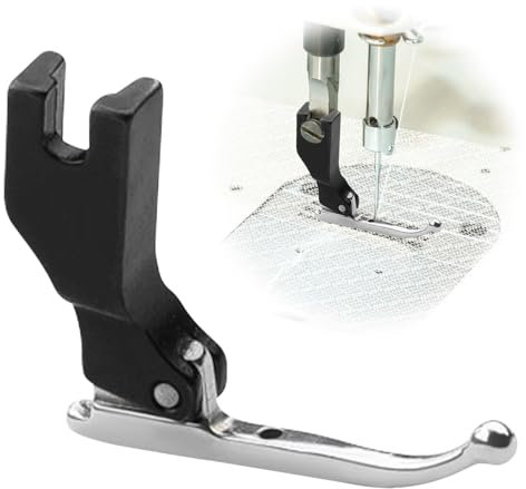 P369 Perlen Pailletten Spezial Nähfuß Brautkleid Perlenstoff Nähmaschine Zubehör Nähfuß mit Perlen für Brautkleider und Abendkleider Nähmaschinenzubehör