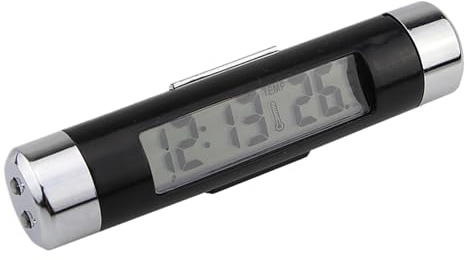 Auto für Auto -Armaturenbrett - Digitale Uhr für Auto, Fahrzeuguhr, digitale Uhren des Fahrzeugs Dashboard | und Temperaturanzeige, 2 in 1 mit Hintergrundbeleuchtung
