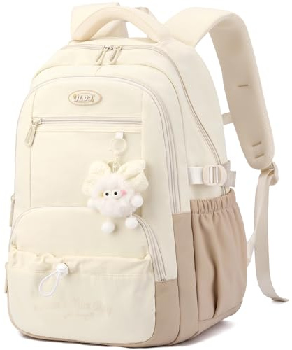 SUNYBLIS Schulrucksack Teenager Mädchen Jungen, Schulrucksack Damen Groß Schulranzen Rucksack mit Vielen Fächern 15.6 Zoll Laptoprucksack Schultasche Wasserdicht Backpack Schule School Bags