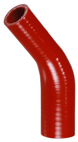 durite essence Tuyau en silicone pour voiture, diamètre intérieur 45°, 45mm, 48mm, 19-22mm, 28-32mm, 38-45mm, 90x90mm, 120x120mm, longueur Conduits de pression et durites(25-35mm ID Red)