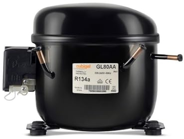 LA FACTORIA DEL RECAMBIO Compresor Nevera R134A 1/5 CUBIGEL (GL80AA)