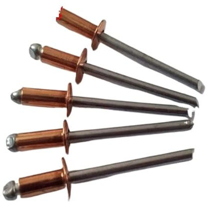 Blind Rivets 1000PCS M3.2 * 4/6/8/9/12/14 Brass Blind Rivets Pop Dome Head Open End(6mm)