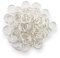 WEBandBUY Schlüsselringe/Split Rings 10mm Durchmesser Farbe Silber 15g ca.80 STK
