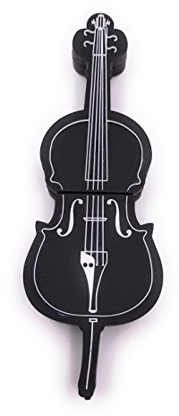 H-Customs Cello Bass Geige schwarz USB Stick 8GB 16GB 32GB USB 2.0/16 GB