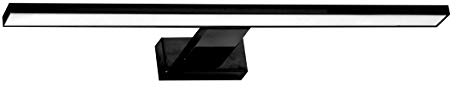 MILAGRO Spiegelleuchte Badezimmer 7W LED SHINE Schwarz Badleuchte Wandleuchte Schminklicht Schrankbeleuchtung Schrankleuchte IP44 Neutralweiß 4000K 230V ML4378