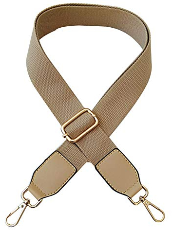 MoreChioce Damen Taschengurt Khaki,Verstellbar Schultergurt Breit Taschengriffe für Handtaschen Schulterriemen Umhängegurt mit Karabinerhaken