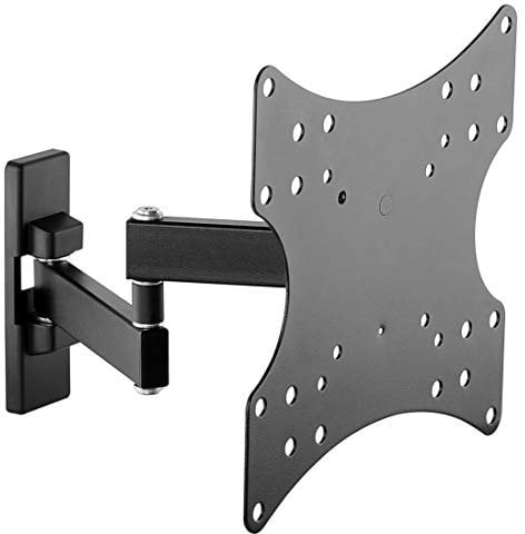 goobay TV Wandhalterung – 23 bis 42 Zoll, Voll Bewegliche Neig- und Schwenkbare Monitorhalterung, 15 kg Tragkraft, 44 cm bis 282 cm Ausziehbarer Wandabstand, VESA-Standard, Einarmgelenk 49714 Schwarz