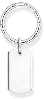 Thomas Sabo Schlüsselring mit Anhänger in Form eines Tag in Sterling Silber, KR16-637-21