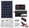 MeterBew1147 Sistema de Panel Solar 60A Controlador de Carga del Panel Solar Kit de inversor Solar 1000W Maleta de Panel Solar de generación de energía Completa - Negro (80402202M1)