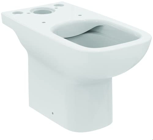 Ideal Standard - i.Life A Vaso per cassetta corredato da fissaggi a pavimento. Da abbinare alla cassetta T472301 da ordinare separatamente, Bianco
