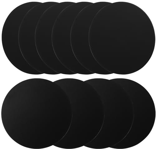 UKCOCO Magnetic Lead Plate 40Mm Self-Adhesive Metal Disc for Car Phone Holders Ultra Thin Iron Sheet Compatible with All Mobile Devices