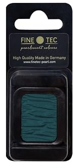 FINETEC Watercolor Pan, Pearlescent Dark Teal