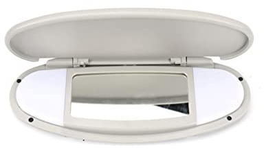 Shkalacar Cubierta de Espejo Parasol para BMW Mini R55 R56 R60 2007-2014, Cubierta de Espejo de Vanidad con Visera Solar
